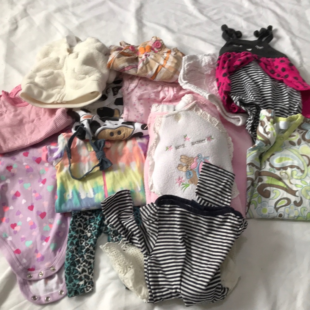 Girls 0-3 Months Bundle 13 Pieces